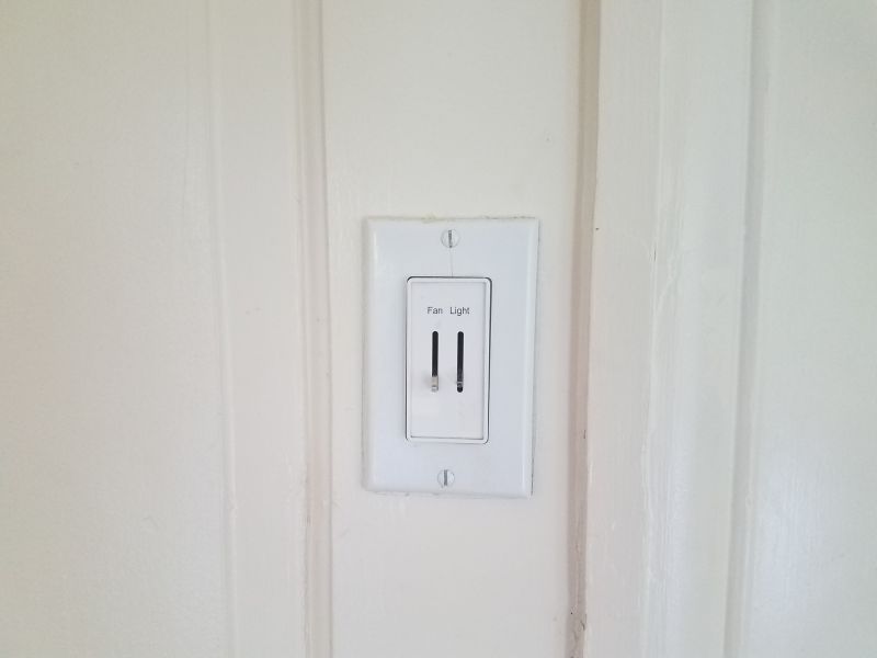 Fan Wall Switch Installation