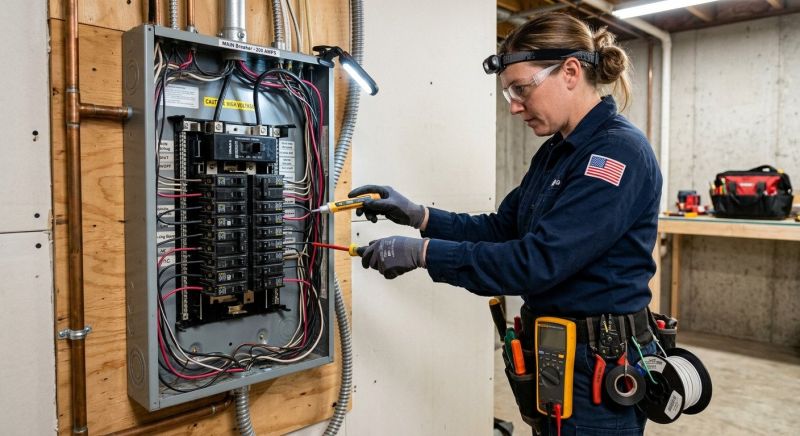 Electrical Panel Repair project example